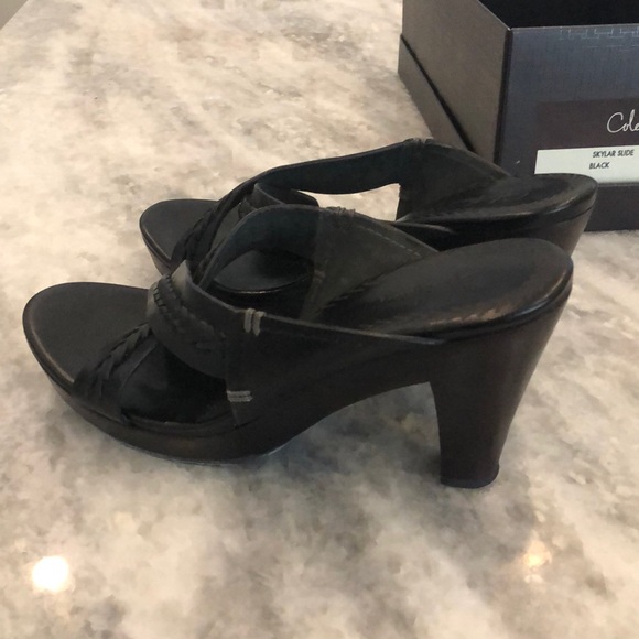 Cole Haan Black leather slides - Picture 3 of 6